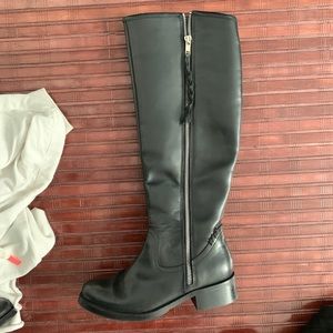 Steve Madden knee high leather boots (never worn)